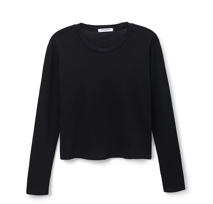 Perfect White Tee Axel L/S Harley - True Black