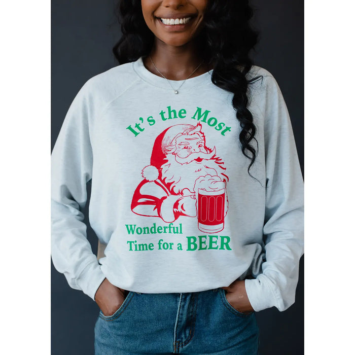 Panache It's The Most Wonderful Time of The Beer Sweatshirt