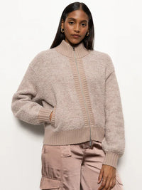 Sanctuary Boucle Knit Bomber