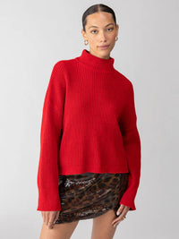 Sanctuary Stay Cozy Sweater - Mars Red