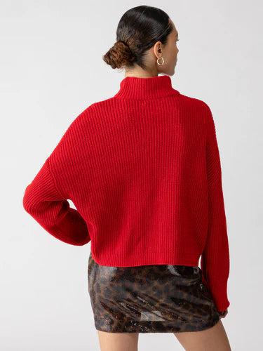 Sanctuary Stay Cozy Sweater - Mars Red