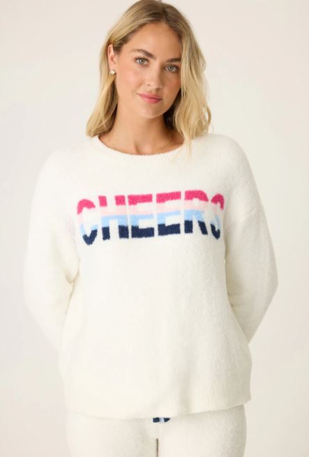 P.J. Salvage Marshmallow Party Cheers Snuggle Sweater