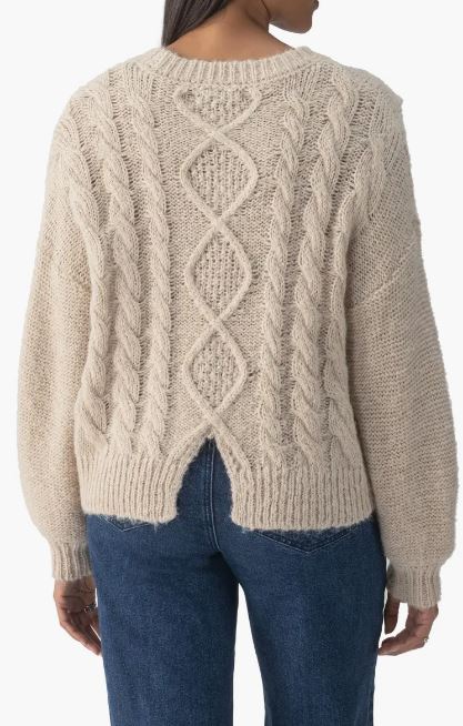 Sanctuary Cozy Cable Crew Sweater