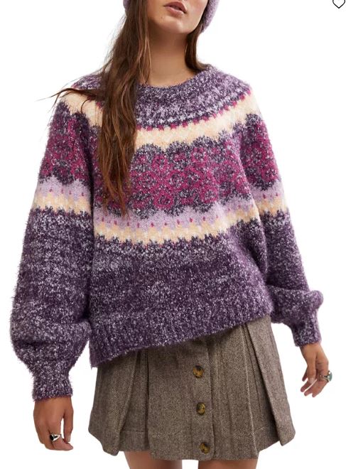 Free People Festive Frost Sweater