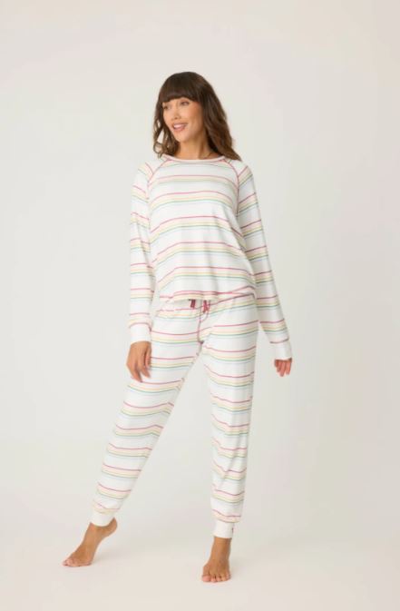 P.J. Salvage Joy To The World Long Sleeve Pajama Top