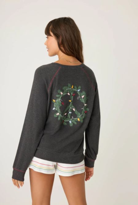 P.J. Salvage Joy To The World Long Sleeve Top