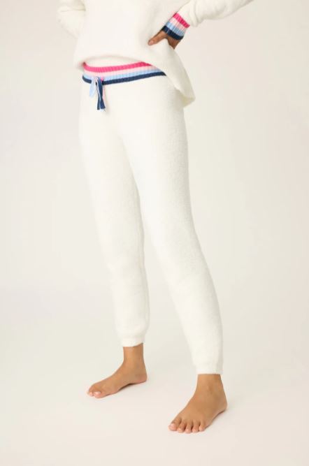 P.J. Salvage Marshmallow Party Knit Banded Pant