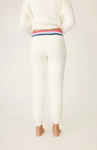 P.J. Salvage Marshmallow Party Knit Banded Pant