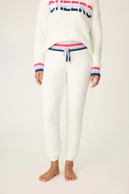 P.J. Salvage Marshmallow Party Knit Banded Pant