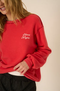 Project Social T Merry & Bright/Silent Night Reversible Sweatshirt