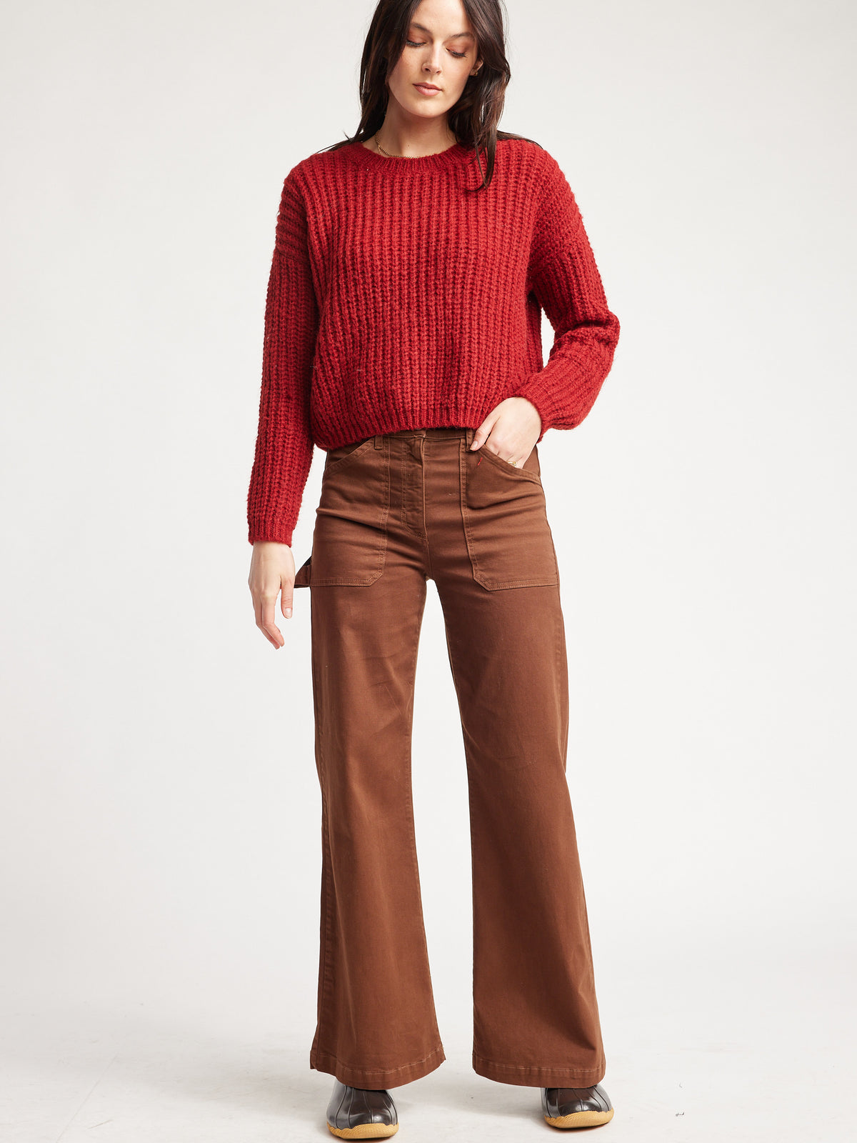 Self Contrast Darla Sweater