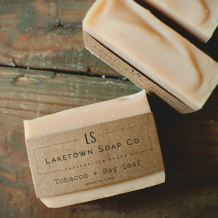 Laketown Soap - Tobacco + Bay Leaf
