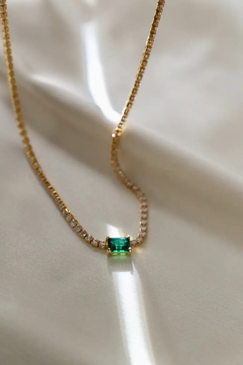 Katie Waltman - Heirloom Emerald Necklace