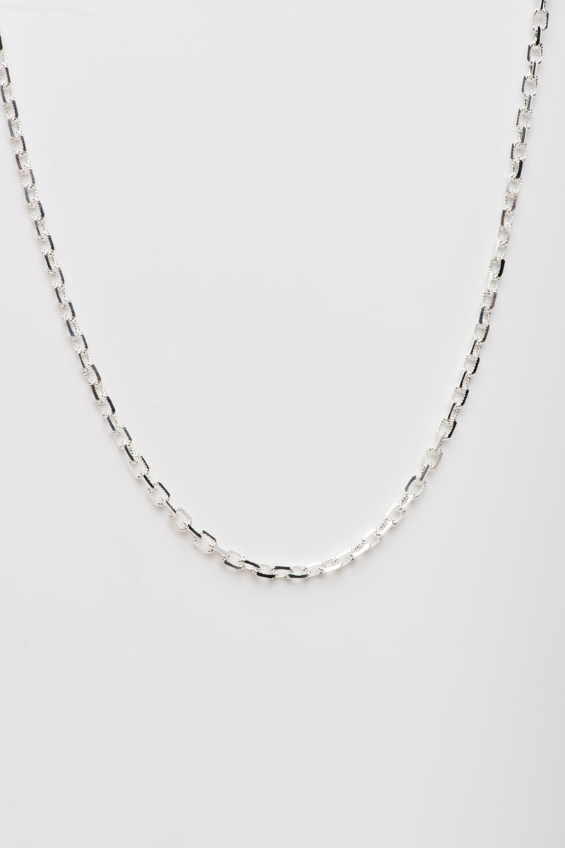 Able Textured Chain Necklace