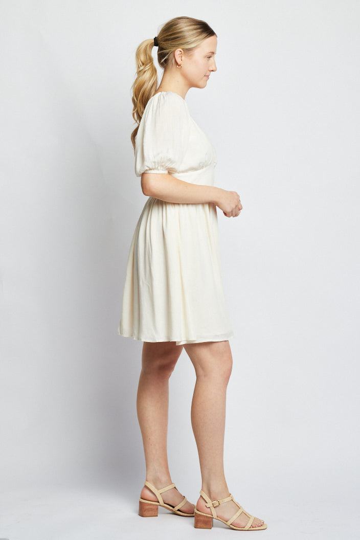 Able Arden Ruched Mini Dress