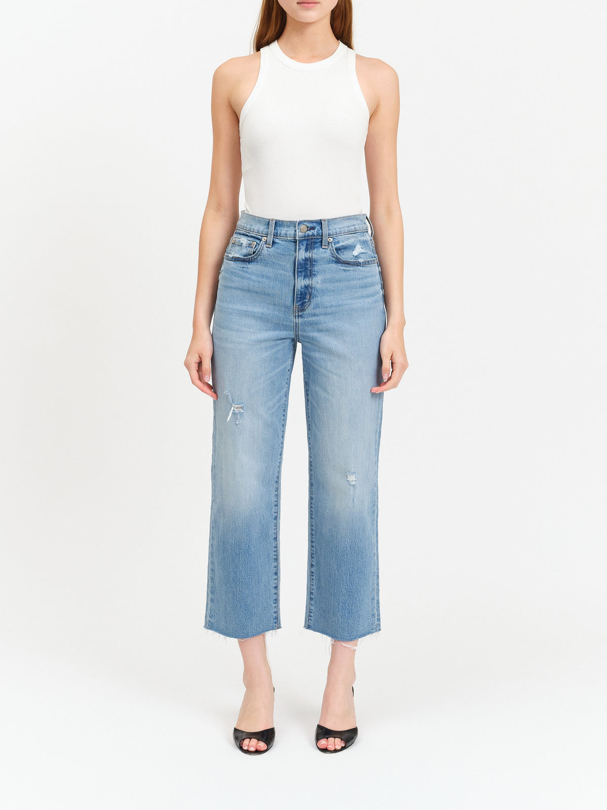 Daze Sundaze Crop High Rise Straight Crop