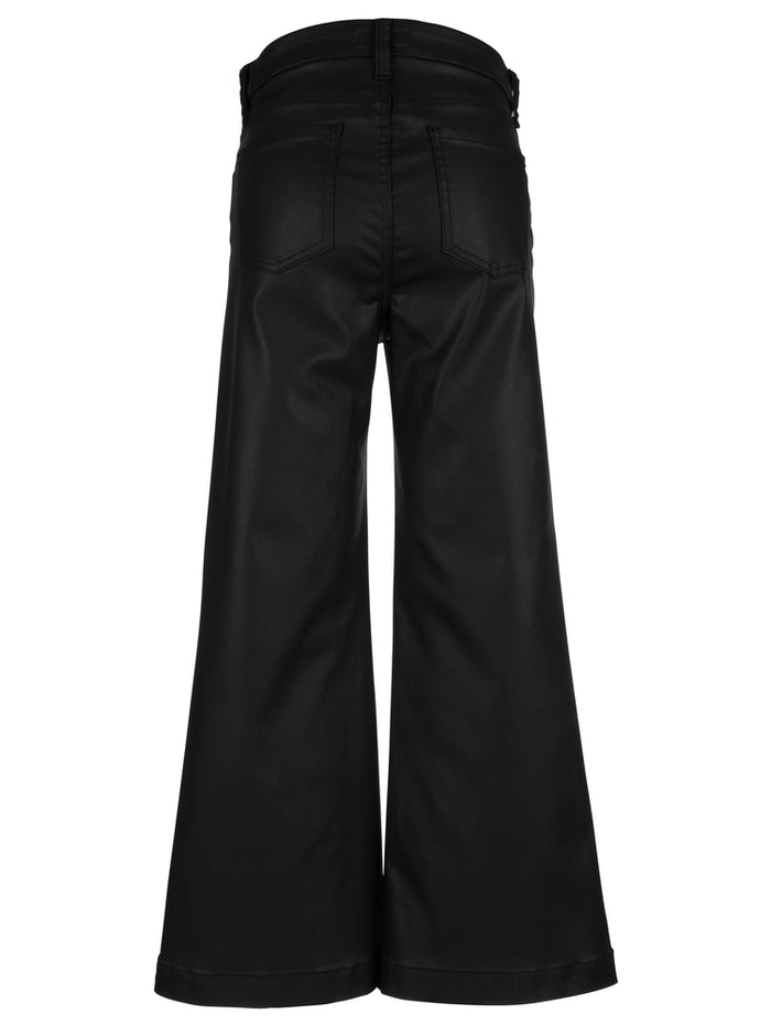 Kut from the Kloth Meg Coated Wide Leg - Black