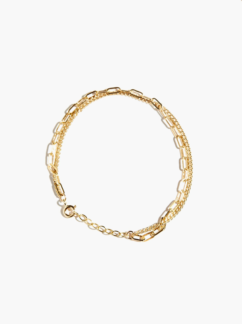 Able Layered Chain Bracelet