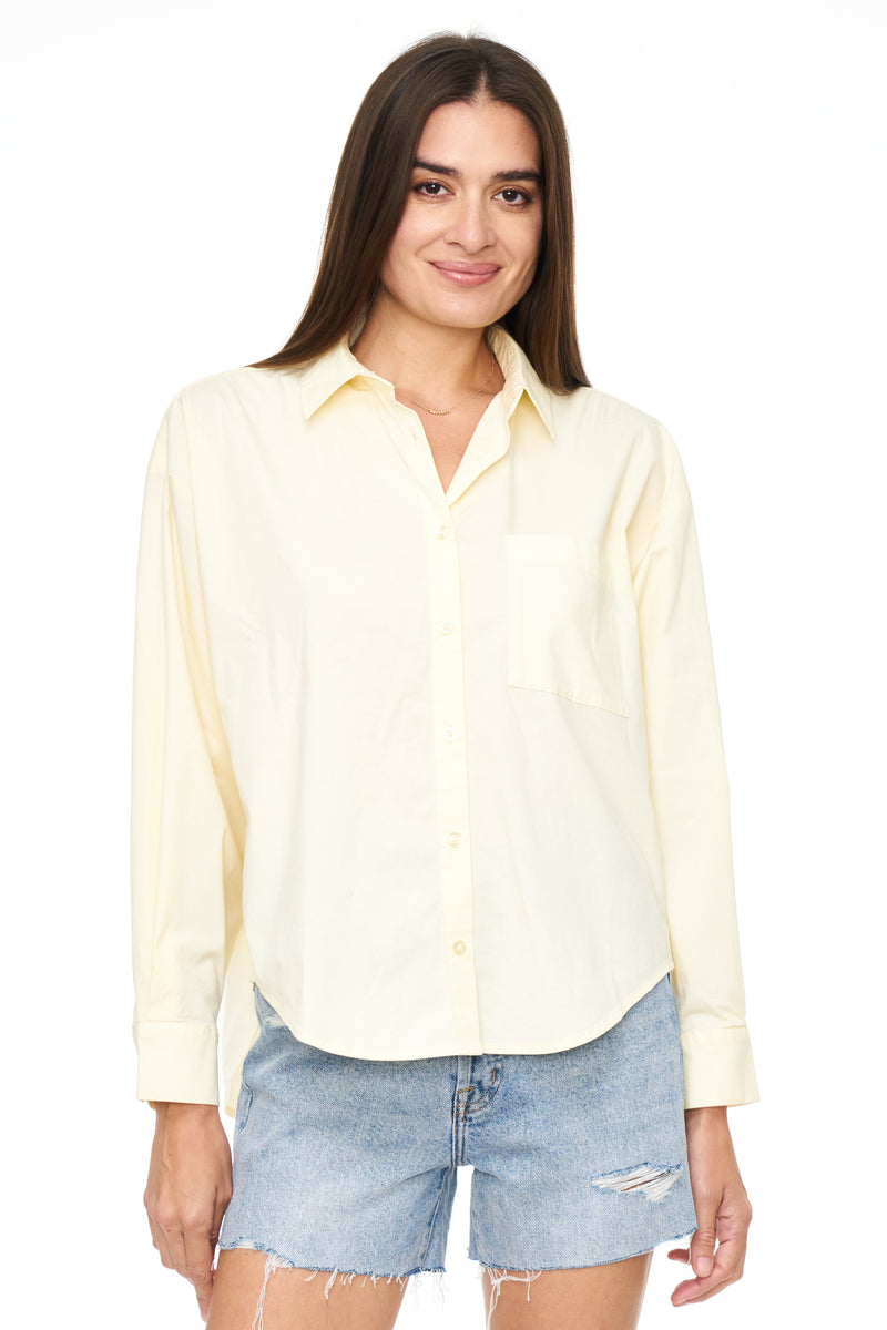 Pistola Sloane Oversized Button Shirt - Butter Yellow