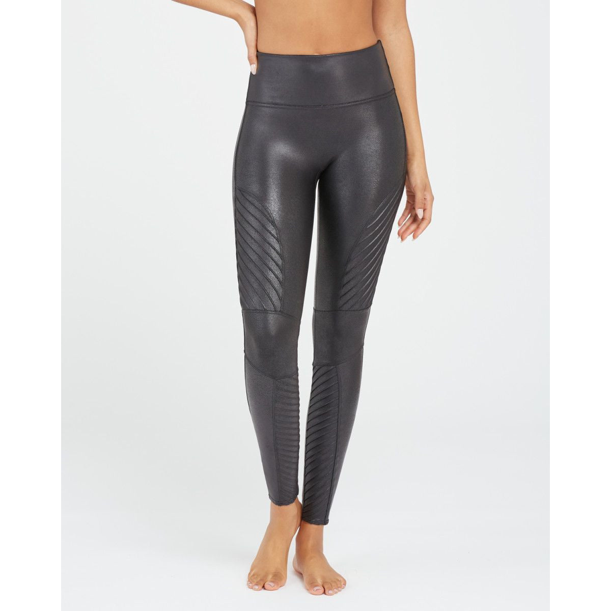 Faux leather moto leggings spanx best sale