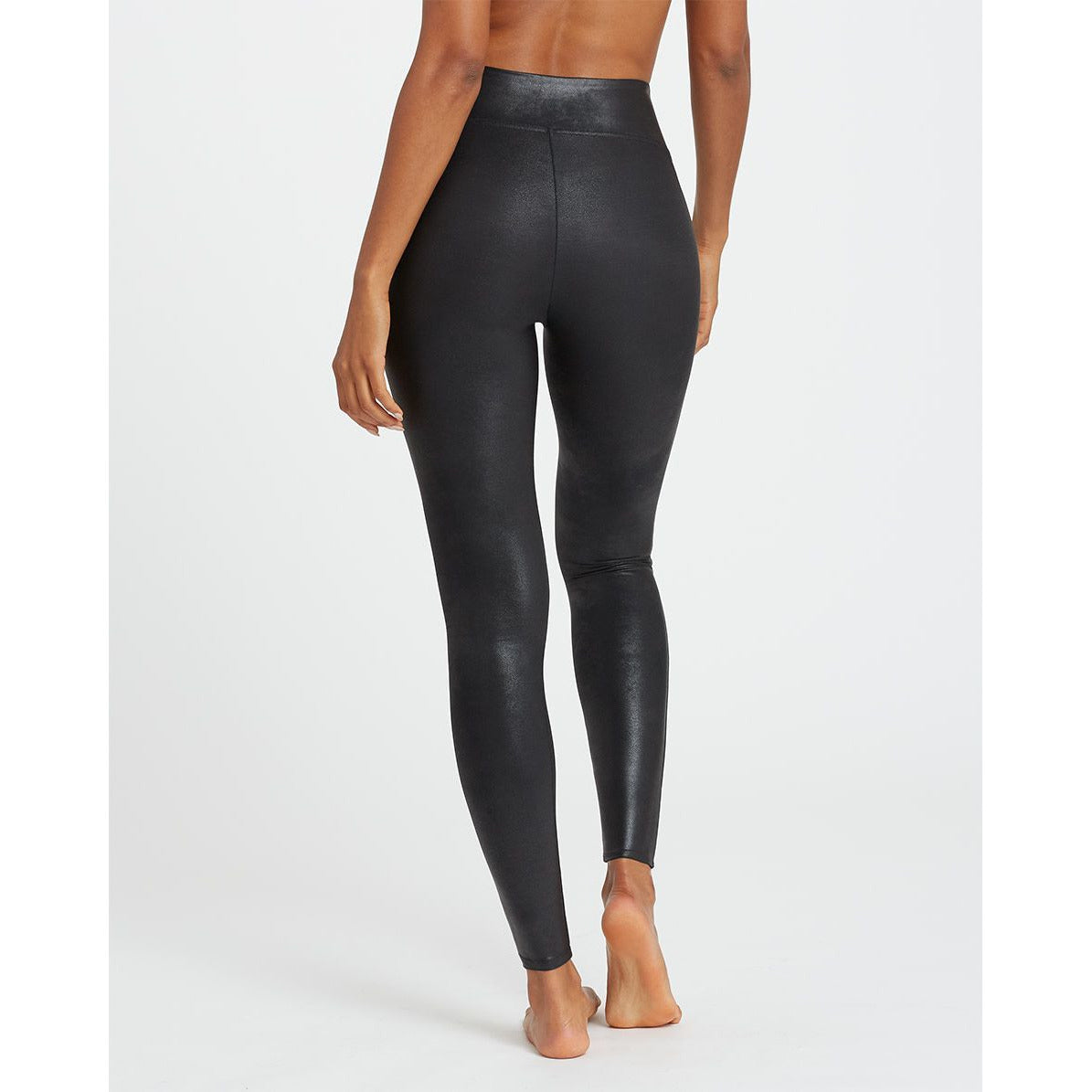 SPANX, Pants & Jumpsuits, Spanx Faux Leather Leggings Black Size Medium